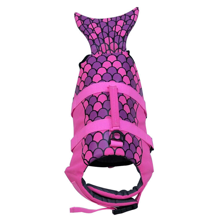 DOG LIFE JACKET WITH HIGH BUOYANCY- Mermaid/ Shark