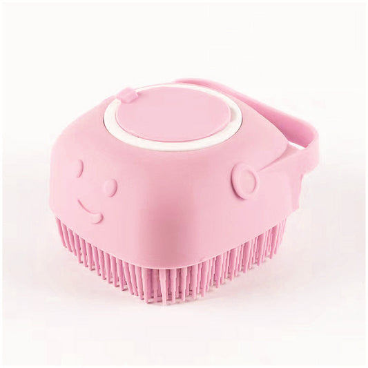 Pet bathing massage brush