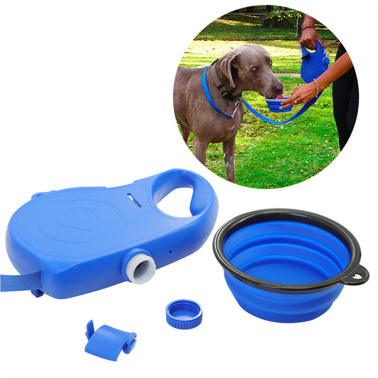 Three-in-one portable pet leash