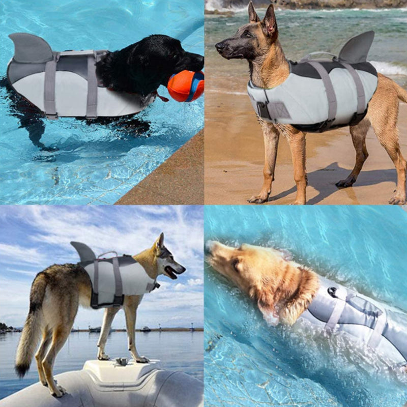 DOG LIFE JACKET WITH HIGH BUOYANCY- Mermaid/ Shark